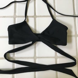 American Eagle Black Bikini Top